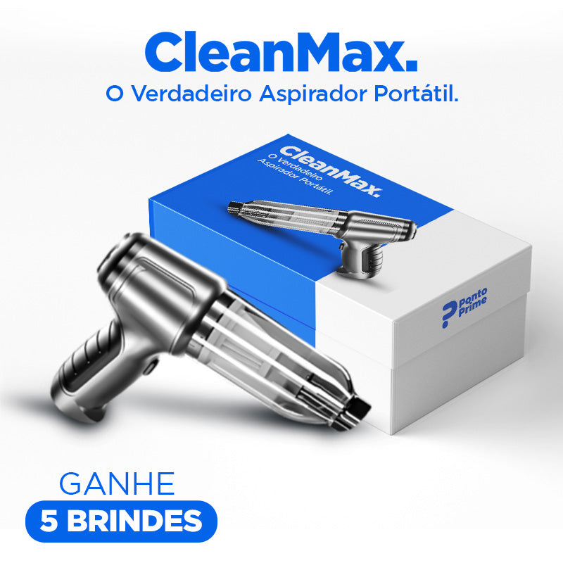 Aspirador de Pó Portátil CleanMax