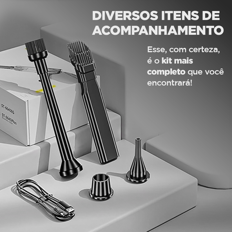 Aspirador de Pó Portátil CleanMax