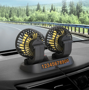 Ventilador Duplo Automotivo 360°
