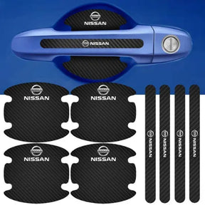 (8 Peças Para 4 Portas) Protetor De Maçaneta Para Porta do Carro Personalizado Anti Arranhões e Sujeira - MaxFiber™