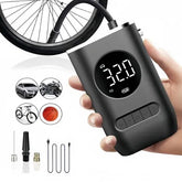 Compressor de Ar Portátil Elétrico Digital Calibrador AirMaster™ + Bicos Grátis