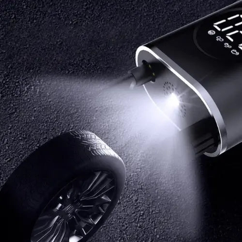 Compressor de Ar Portátil Elétrico Digital Calibrador AirMaster™ + Bicos Grátis