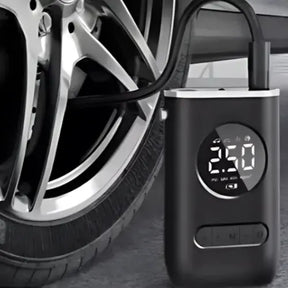 Compressor de Ar Portátil Elétrico Digital Calibrador AirMaster™ + Bicos Grátis