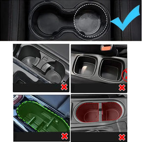 Suporte de Copo com Bandeja Ajustável para Carro