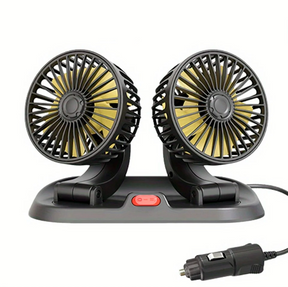 Ventilador Duplo Automotivo 360°
